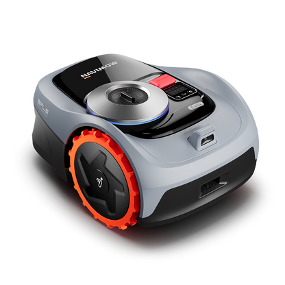 Navimow i105E robot lawn mower on a plain white background.