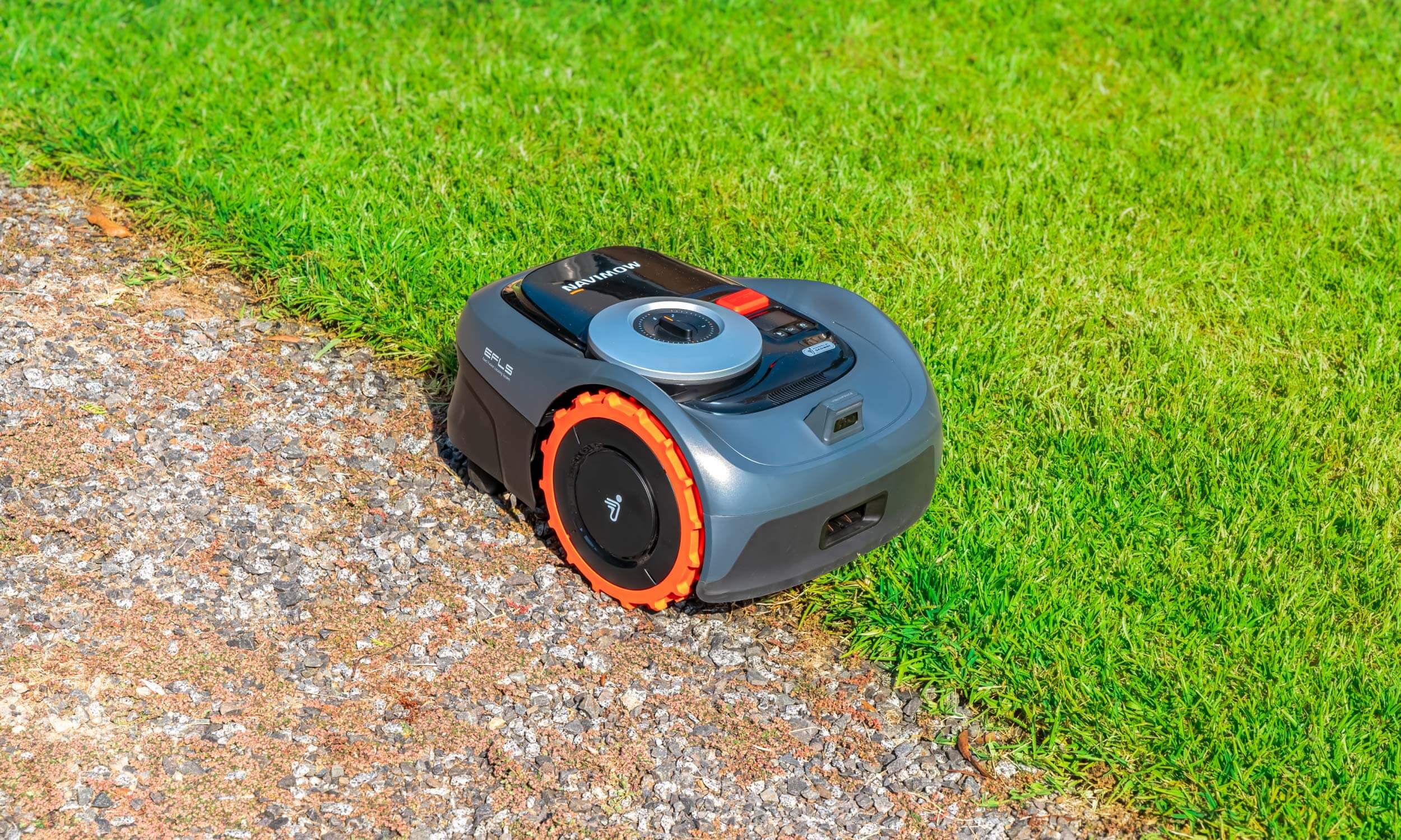 Segway Navimow H series robot lawn mower on the grass.