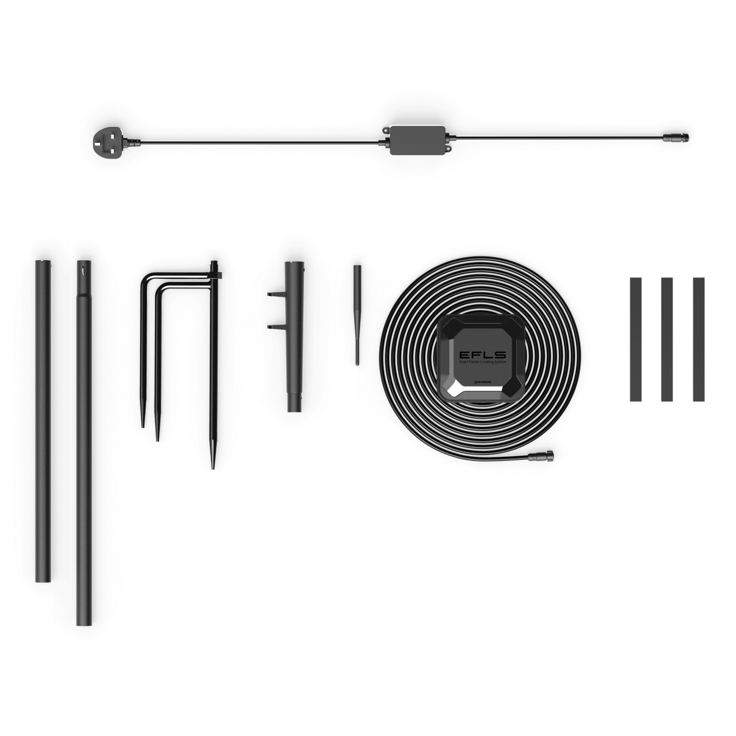 Navimow i105E robot lawn mower antenna extension kit component parts.