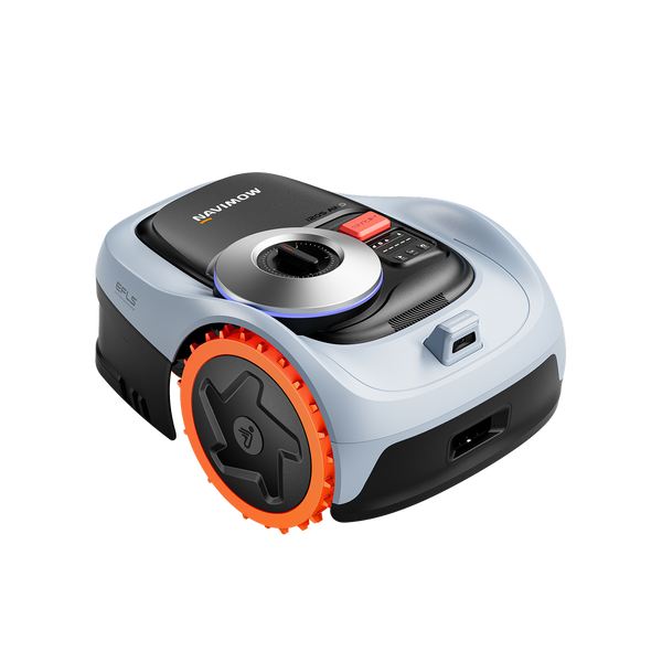 Navimow i105E robot lawn mower on a plain white background.