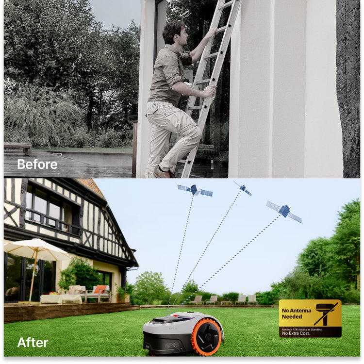 Segway Navimow i105E robot lawn mower simplifies the yard work.