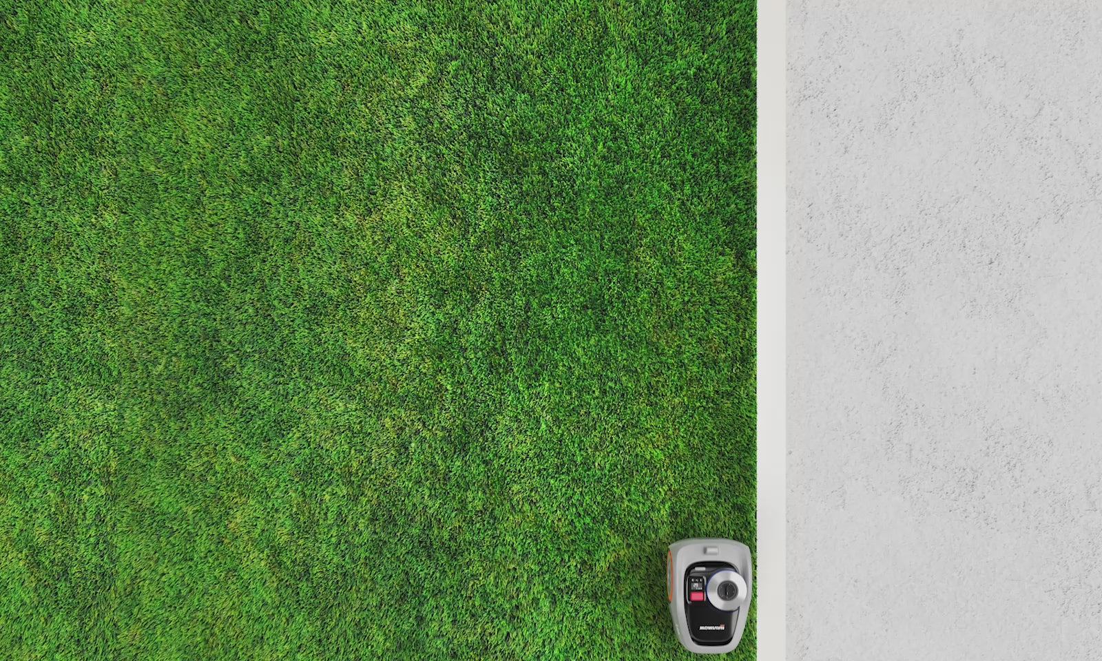 Load video: <p>Navimow will cut close to the edge and stay safely within it.</p>